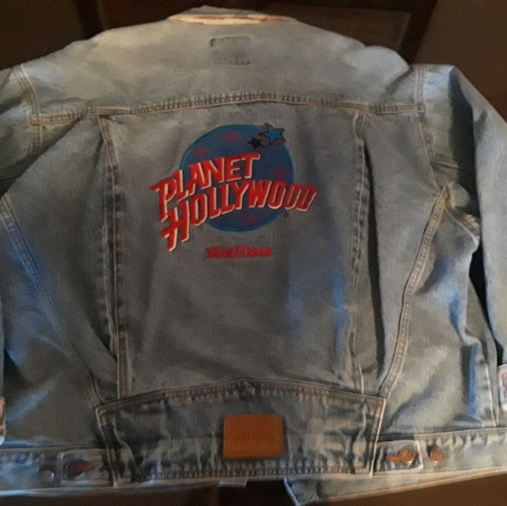 Vintage Planet Hollywood Dallas denim jacket